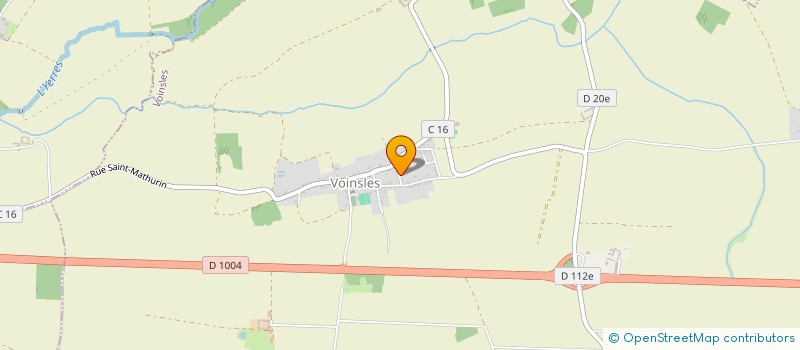 localisation de l'entreprise 24 RUE SAINT MATHURIN  VOINSLES