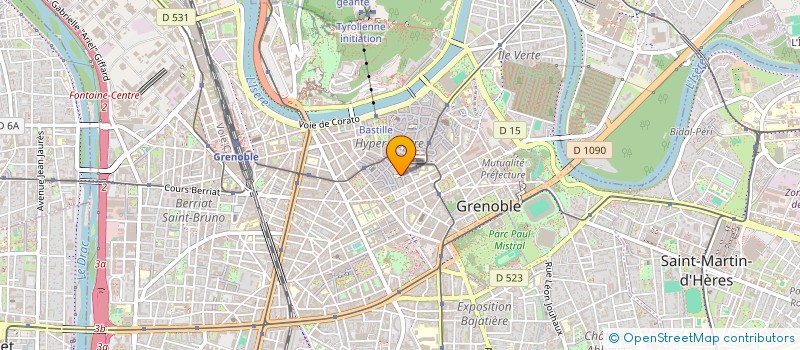 localisation de l'entreprise 24 RUE ST JACQUES  GRENOBLE