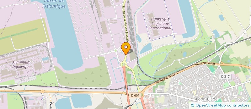 localisation de l'entreprise 24H FROST  LOON-PLAGE