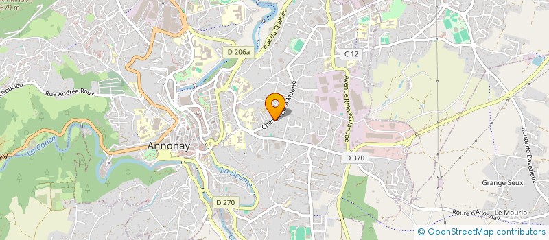 localisation de l'entreprise 24WAYZ  ANNONAY