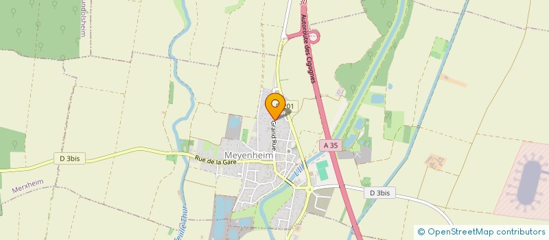 localisation de l'entreprise 25 AGENCY  MEYENHEIM