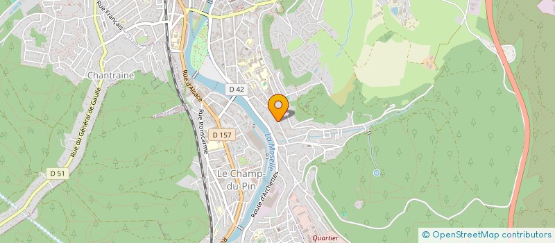 localisation de l'entreprise 25 ALISIERS à EPINAL