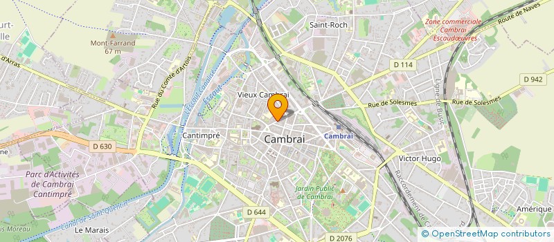 localisation de l'entreprise 25 ARBRE A POIRES à CAMBRAI