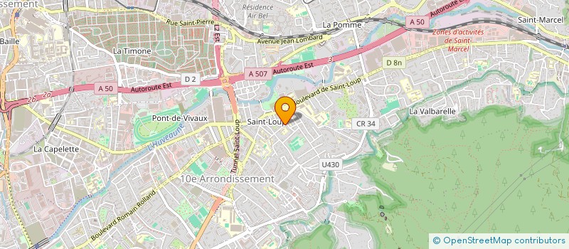 localisation de l'entreprise 25 BD BONIFAY à MARSEILLE