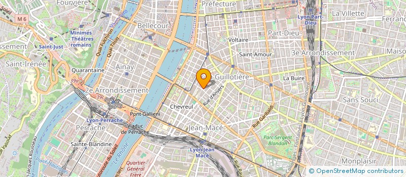 localisation de l'entreprise 25 CLUZAN  LYON