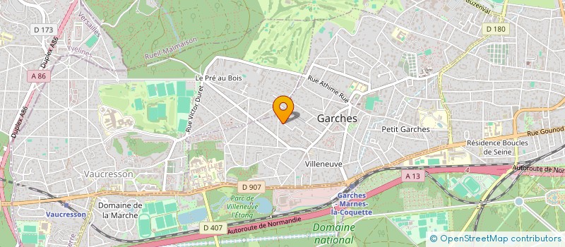 localisation de l'entreprise 25 EUROPE à GARCHES