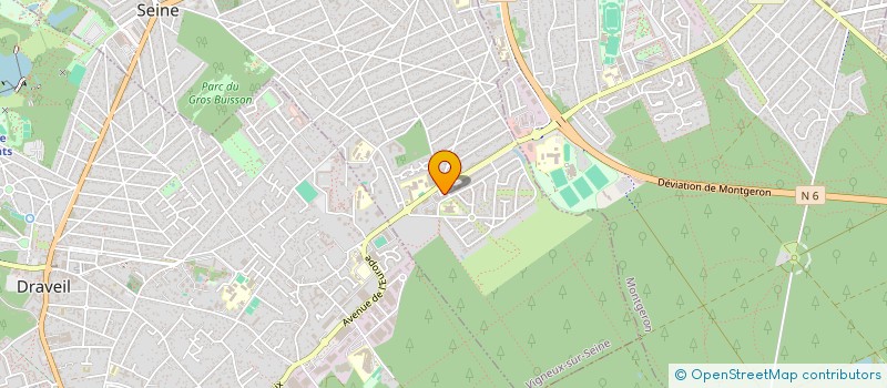 localisation de l'entreprise 25 GRANDE RUE à VIGNEUX-SUR-SEINE