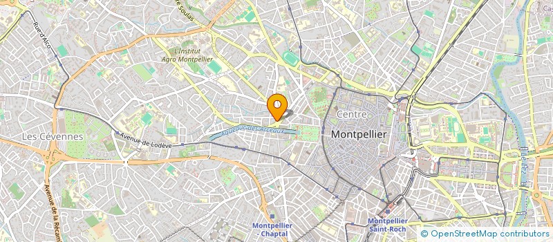 localisation de l'entreprise 25 RUE DE NOTRE DAME à MONTPELLIER