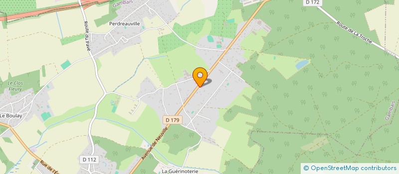 localisation de l'entreprise 25 RUE DE PARIS  GAMBAIS