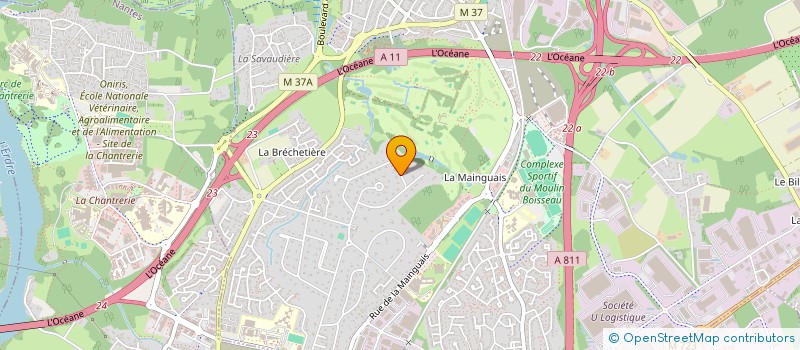 localisation de l'entreprise 25 RUE DE VEGA  CARQUEFOU