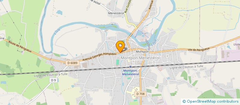 localisation de l'entreprise 25 RUE DES MOINEAUX  MONTPON-MENESTEROL