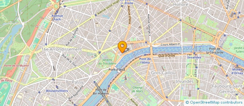 localisation de l'entreprise 25 RUE FRESNEL SARL  PARIS