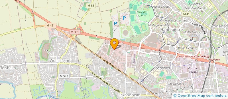 localisation de l'entreprise 25 SPONTINI  ECKBOLSHEIM