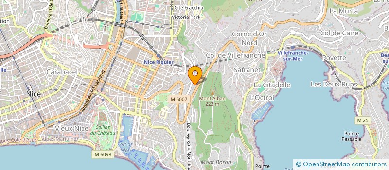 localisation de l'entreprise 25 VERNIER  NICE