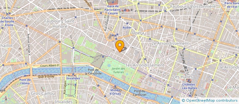 localisation de l'entreprise 251 RUE SAINT-HONORE SNC  PARIS