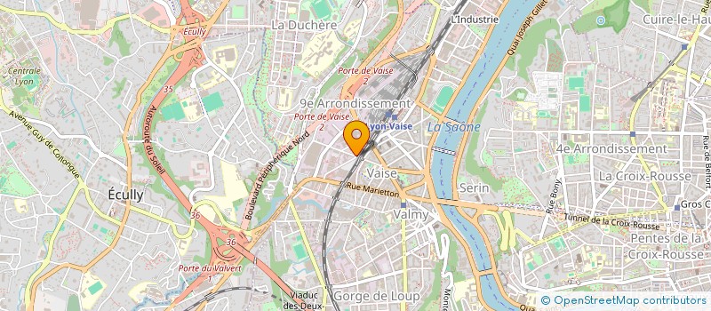 localisation de l'entreprise 2531 LE MARAIS  LYON