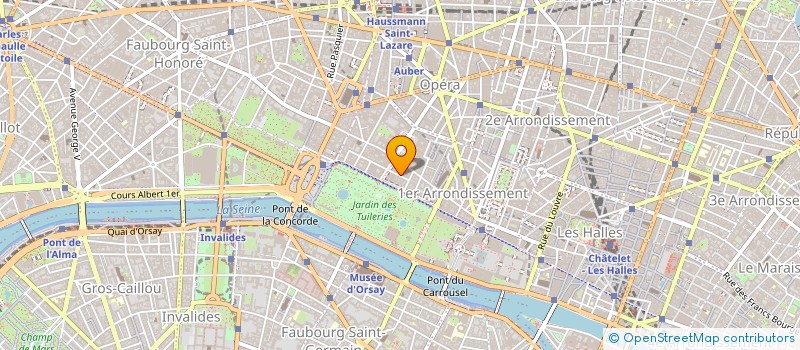 localisation de l'entreprise 257 RUE ST HONORE  PARIS
