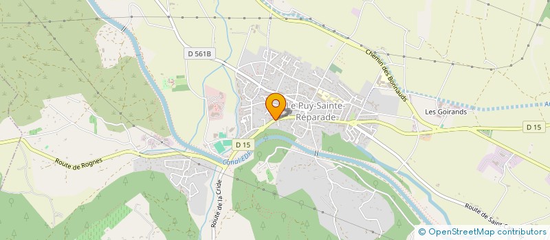 localisation de l'entreprise 258  LE PUY-SAINTE-REPARADE