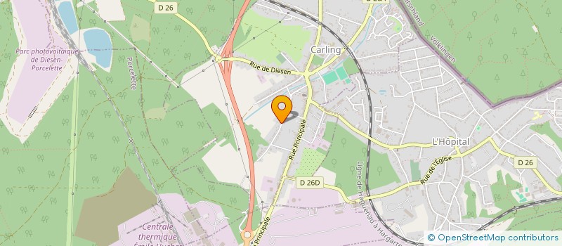 localisation de l'entreprise 25BIS  L'HOPITAL