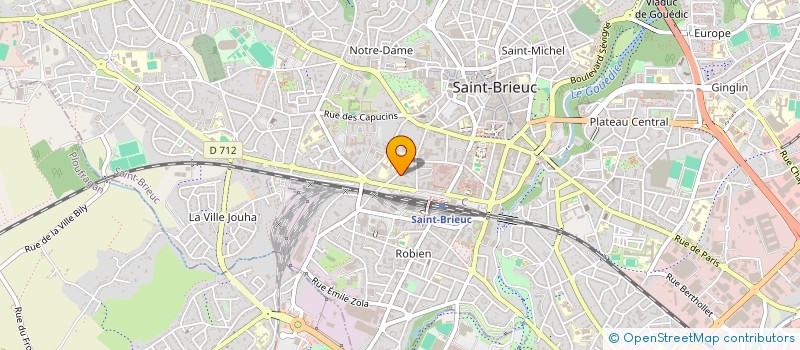 localisation de l'entreprise 25BIS, RUE CORDIERE à SAINT-BRIEUC