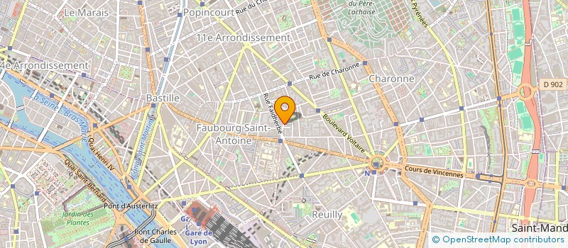 localisation de l'entreprise 26.8 CAFE  PARIS