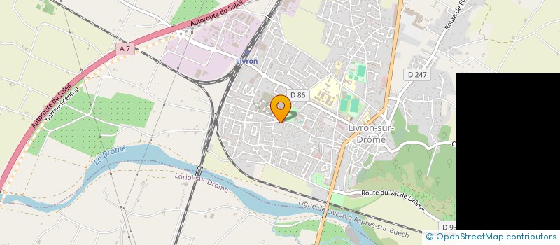 localisation de l'entreprise 26 CAP THEATRE  LIVRON-SUR-DROME