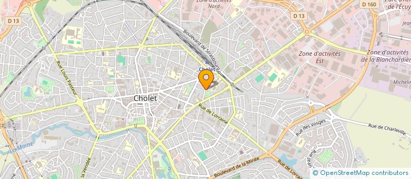 localisation de l'entreprise 26 CHEVAUX VAPEUR à CHOLET