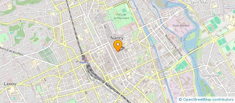 localisation de l'entreprise 26 CITY à NANCY