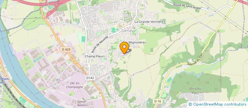 localisation de l'entreprise 26 DEGRES COMMUNICATIONS  GENAY