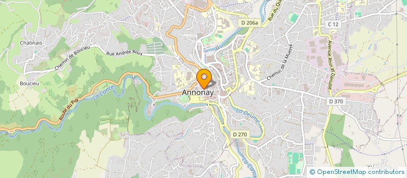 localisation de l'entreprise 26 FK à ANNONAY