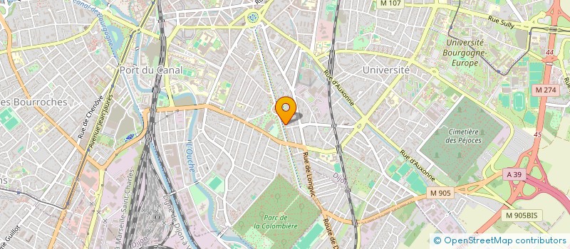 localisation de l'entreprise 26 INVEST à DIJON