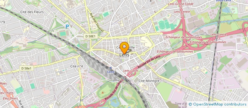 localisation de l'entreprise 26 JAURES NOTAIRES  LENS