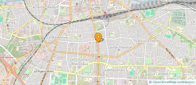 localisation de l'entreprise 26 MONNAIE à RENNES