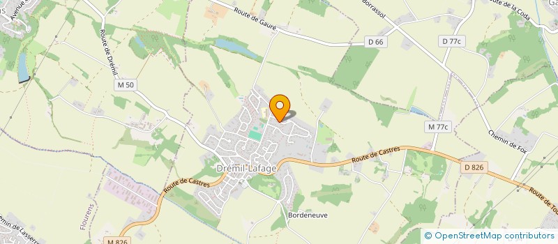 localisation de l'entreprise 26 RUE DES FLEURS  SAINTE-FOY-D'AIGREFEUILLE