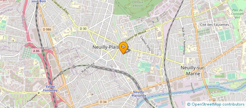 localisation de l'entreprise 26 VILLA DUVAL 93360 NEUILLY PLAISANCE  NEUILLY-PLAISANCE