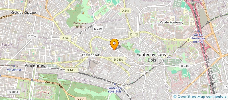 localisation de l'entreprise 260 AGENCY à FONTENAY-SOUS-BOIS