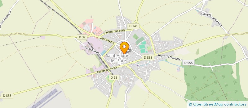 localisation de l'entreprise 27 A L'EURE à SAINT-ANDRE-DE-L'EURE