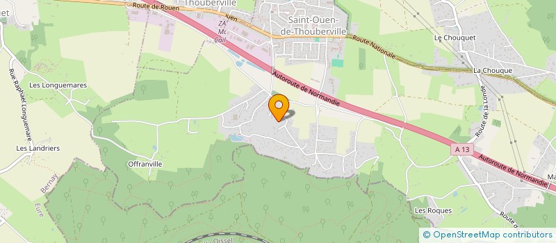 localisation de l'entreprise 27 DE NANTILLY  SAINT-OUEN-DE-THOUBERVILLE