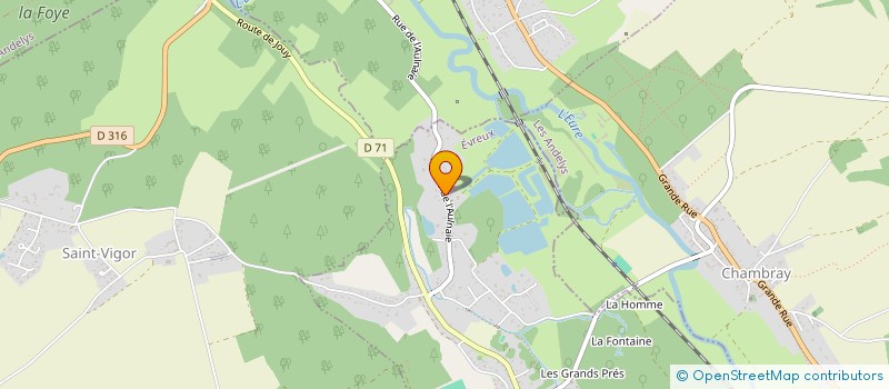 localisation de l'entreprise 27 FONTAINES  FONTAINE-SOUS-JOUY