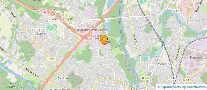 localisation de l'entreprise 27 INVEST  SAINT-YRIEIX-SUR-CHARENTE