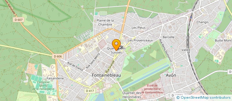 localisation de l'entreprise 27 ORLOFF  FONTAINEBLEAU