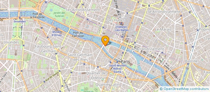 localisation de l'entreprise 27 PLACE DAUPHINE  PARIS