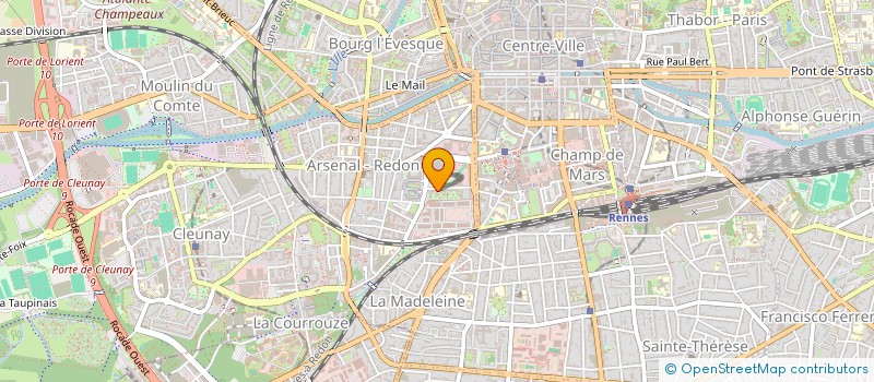 localisation de l'entreprise 27 RB  RENNES
