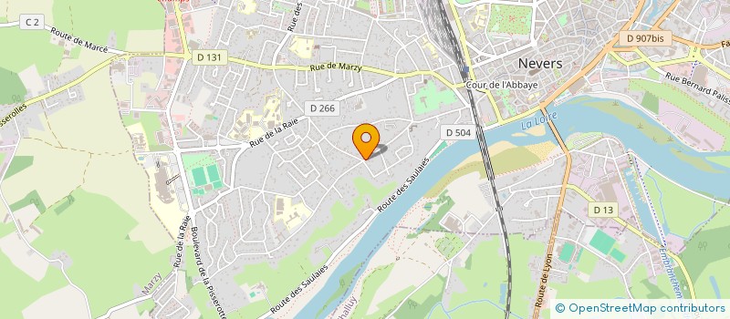 localisation de l'entreprise 27 RUE PARIGNY NEVERS à NEVERS