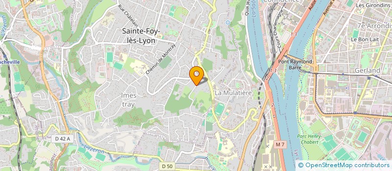 localisation de l'entreprise 27 VERZIERES  SAINTE-FOY-LES-LYON