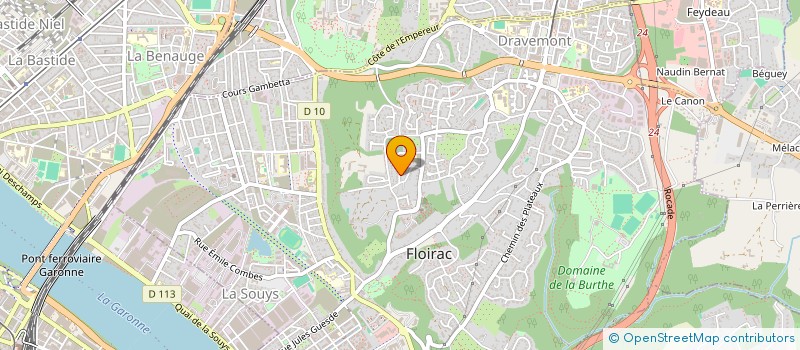 localisation de l'entreprise 270 IMMOBILIER  FLOIRAC