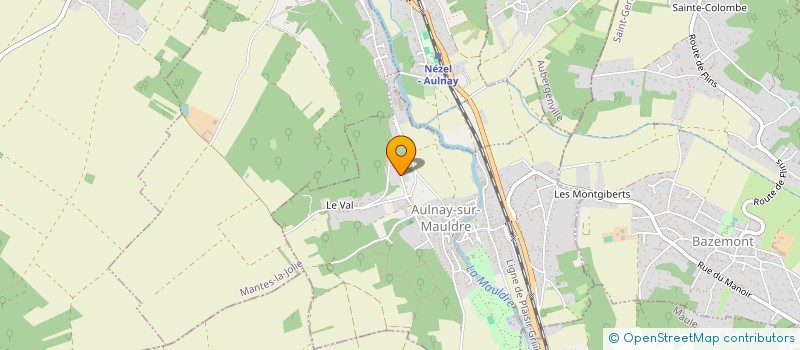 localisation de l'entreprise -273 DEGRES 15  AULNAY-SUR-MAULDRE