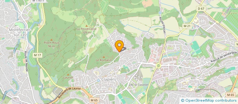 localisation de l'entreprise 273PARK  CLAPIERS