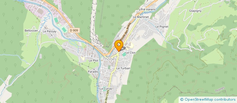 localisation de l'entreprise 27A ARCHITECTES  THONES