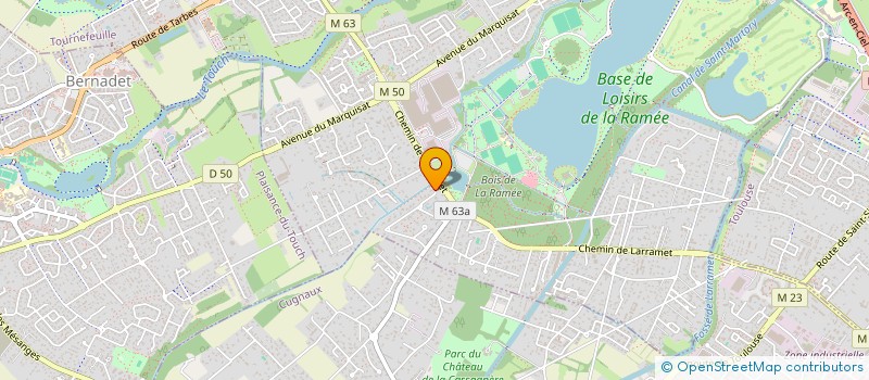 localisation de l'entreprise 27CDV  TOURNEFEUILLE